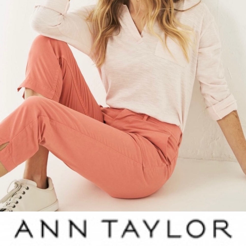 *SALE* Ann Taylor Marisa Straight Leg Cropped Chino Pants